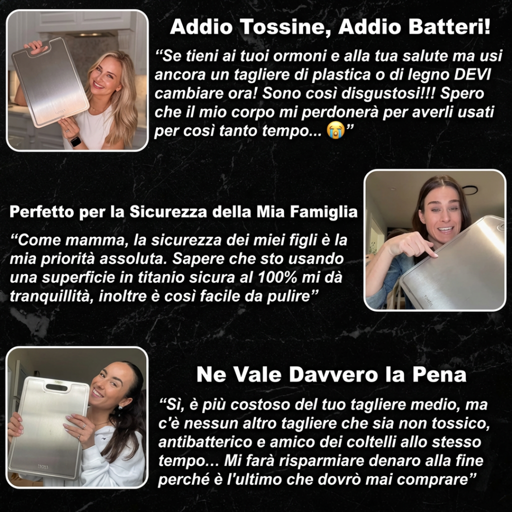 TITANCUT™ | TAGLIERE IN PURO TITANIO CERTIFICATO