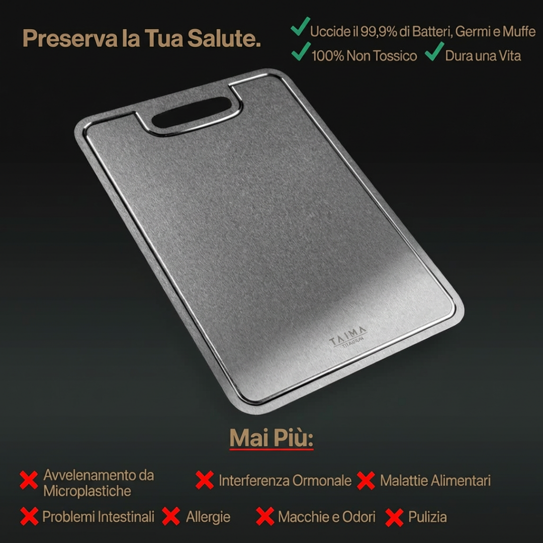 TITANCUT™ | TAGLIERE IN PURO TITANIO CERTIFICATO